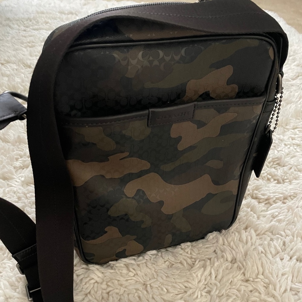Camo Coach Shoulder Bag